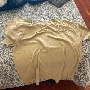 3x XL Sand colored T shirts.
